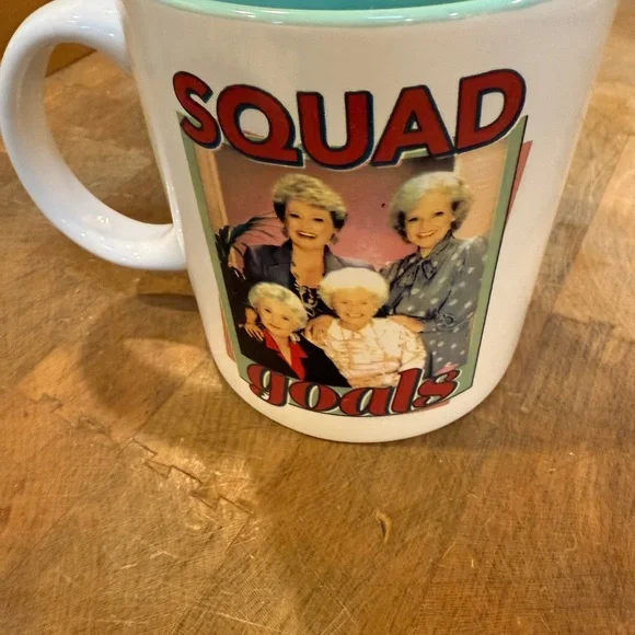 The Golden Girls White and Mint Green Squad Goals Mug 20oz ABC Studios - Picture 5 of 10